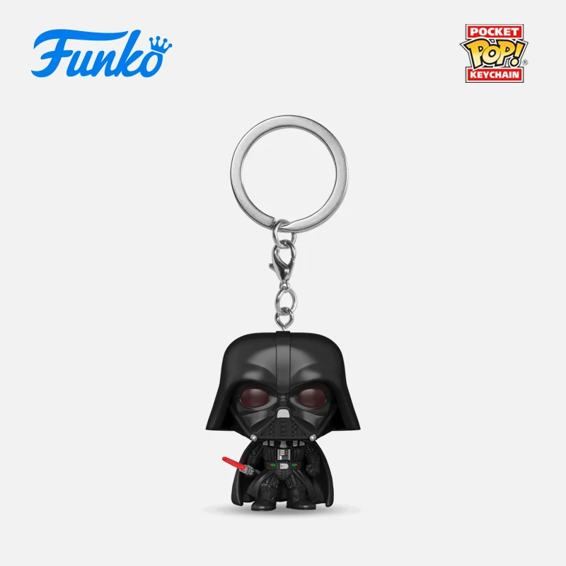 Funko Pop-llavero de la película Star Wars, modelo de decoración de Darth Vader, Obi-Wan Pop, coche, mochila, colgante, regalo de cumpleaños