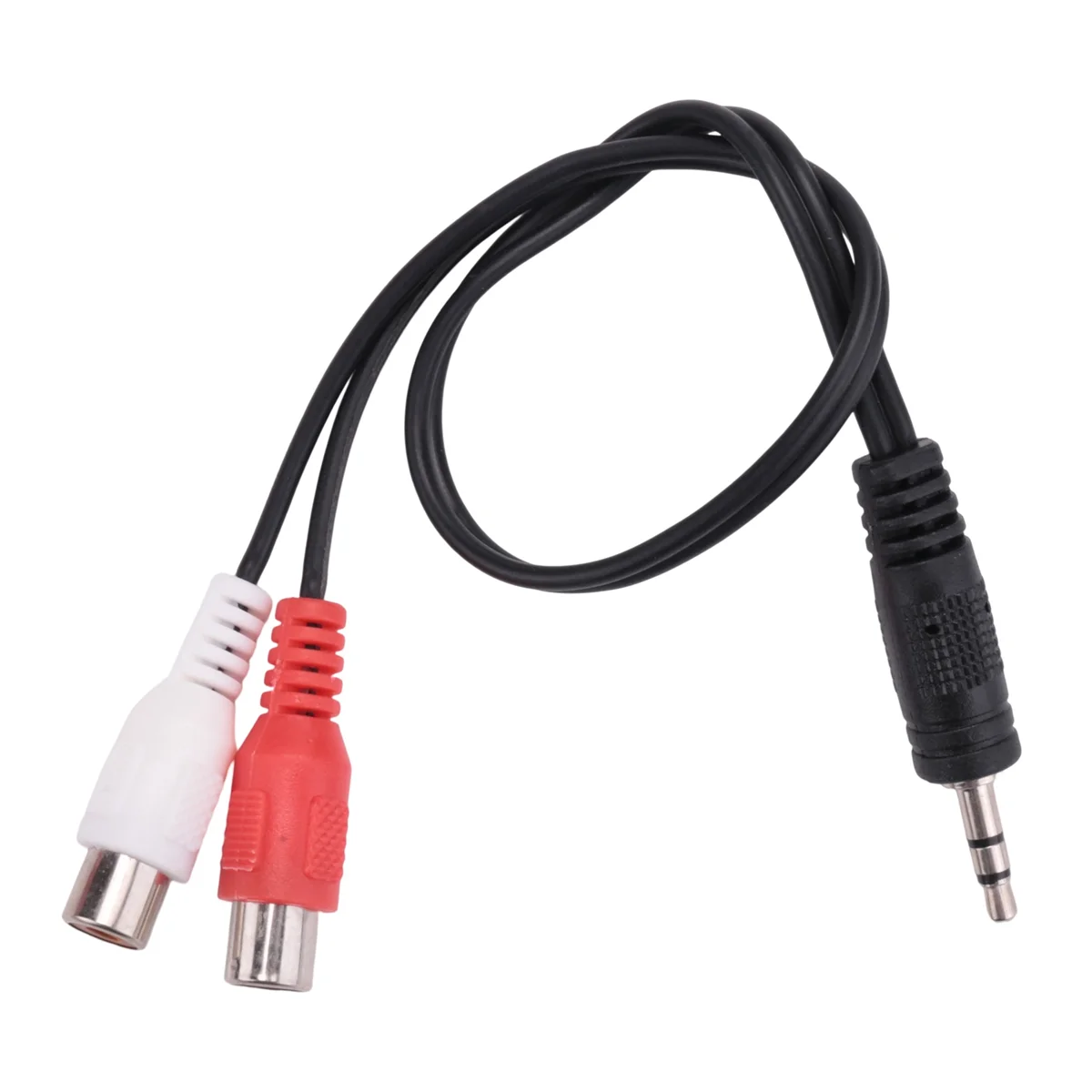 Adaptador estéreo de 3,5 mm para conector de auriculares a cable de audio adaptador de 2 conectores RCA, macho de 3,5 mm a 2x RCA hembra