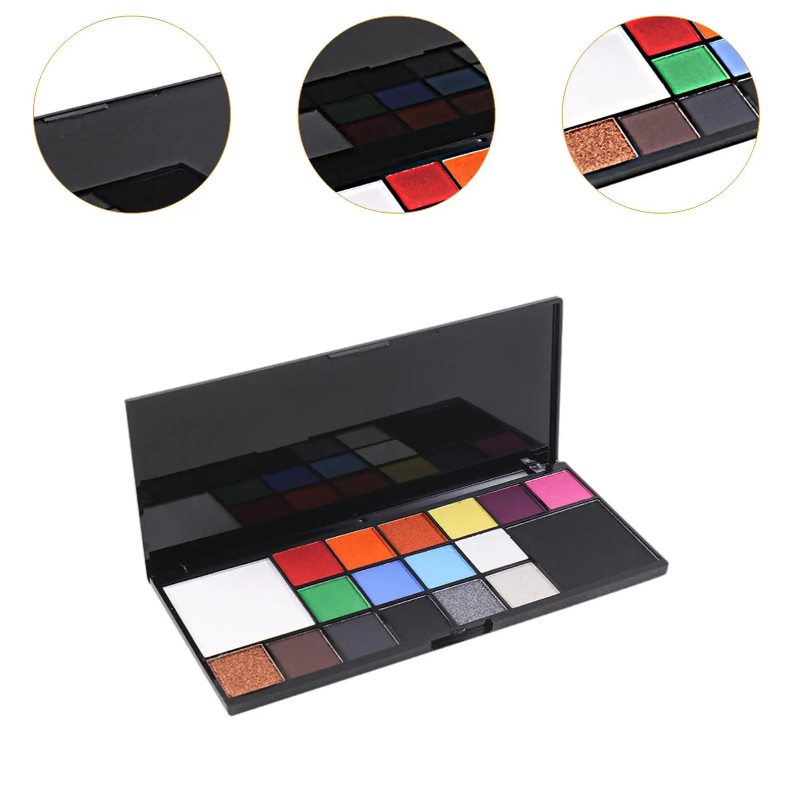 Gesichtsbemalung, tragbar, wasseraktiviert, professionell für Festival, Party, Halloween