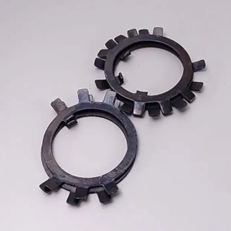 Φ10/12/14/16/18/20/22/24/25/27/30/33/35/36/39/40/42/45/48/50/52/55mm-60mm Carbon Steel  Lock Washer Tab Washers fit to Round Nut