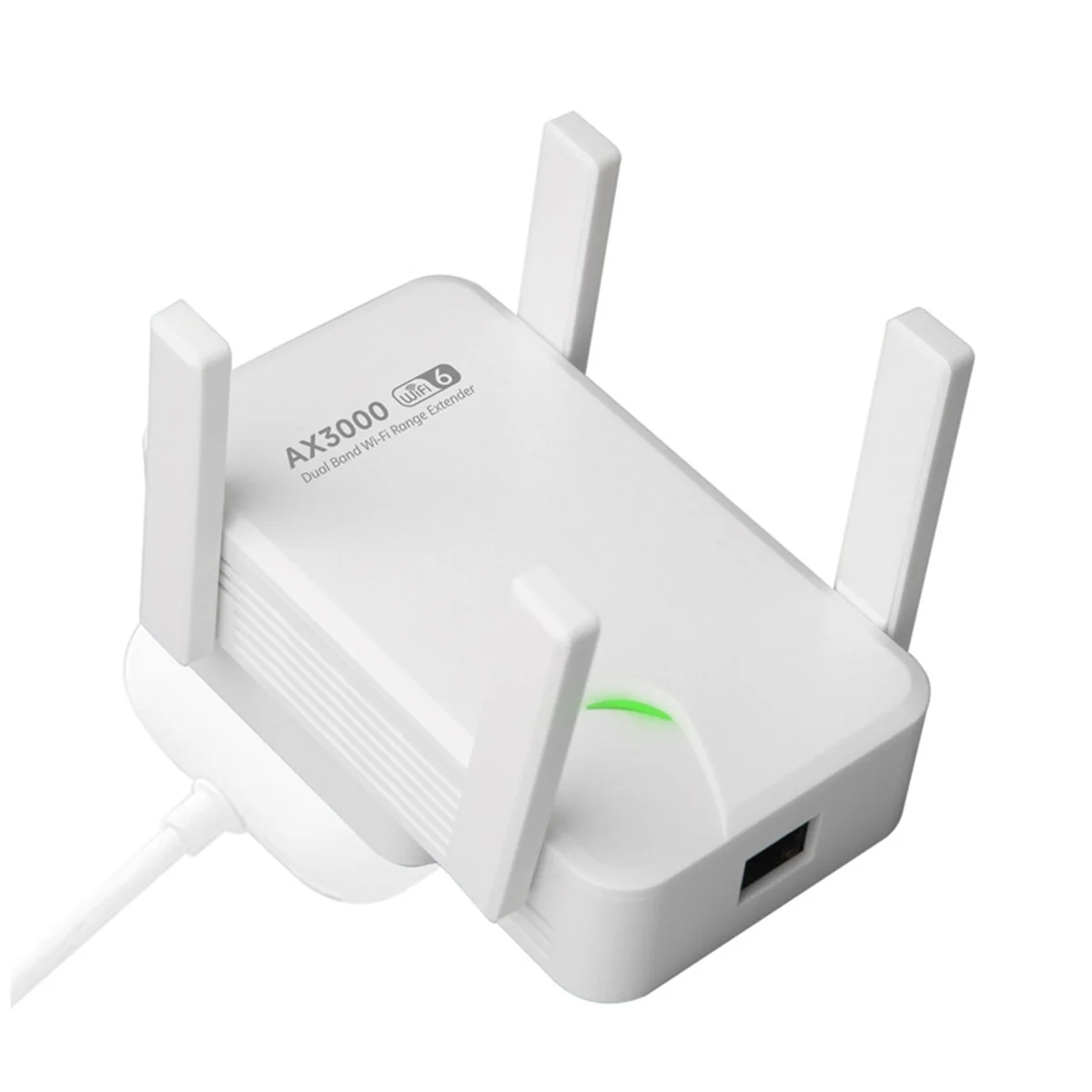 N86R AX3000 WiFi Repeater Dual Band 2.4Ghz/5GHz Wireless WiFi Extender Wi-Fi Signal Amplifier Wireless AP Transmit EU Plug