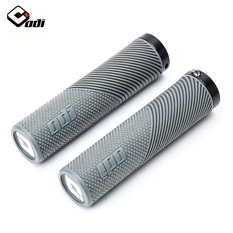 ODI Mountain Bike Grips Non-slip Bicycle Grips Rubber Waterproof Mtb Cuffs Lock on Bicycle Handlebar Grip for MTB Folding E-bike