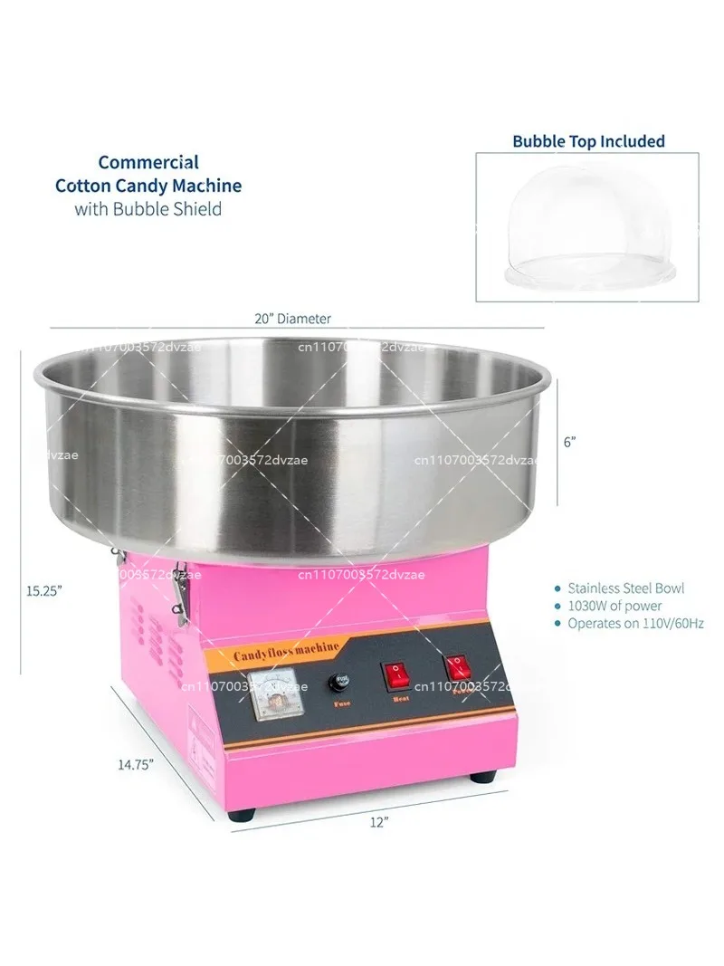 New Electric Mini Cotton Candy Machine Commercial Sugar Candy Floss Machine Professional Cotton Candy Maker for Small Business