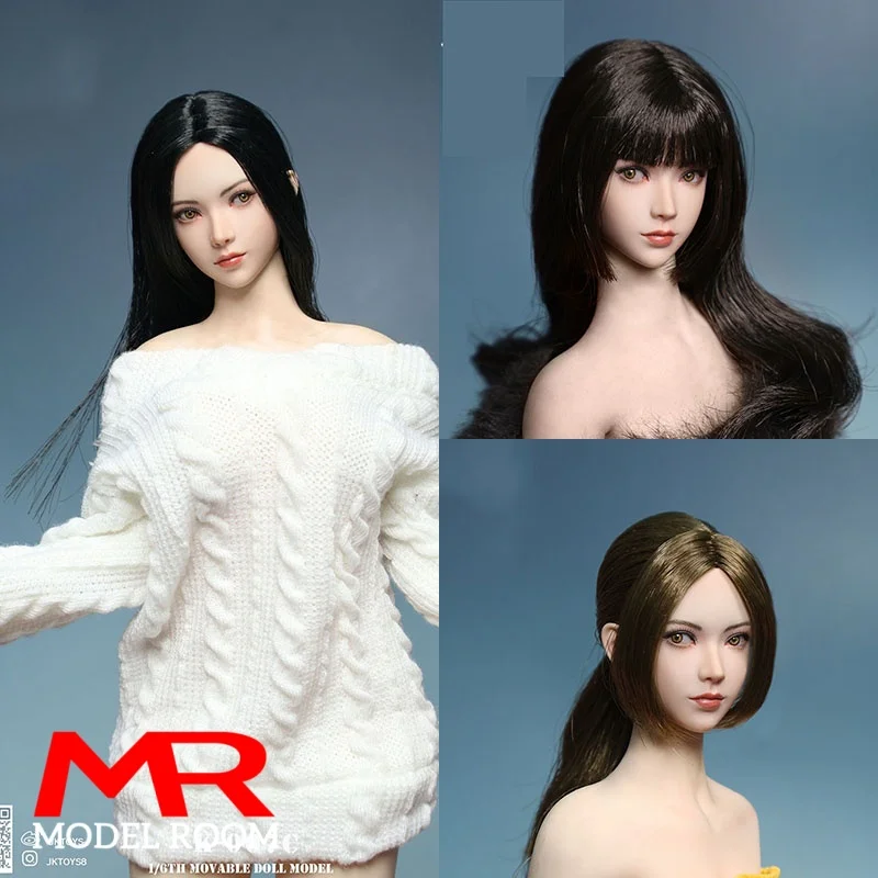 

JKTOYS K-007 масштаб 1/6, азиатские подвижные глаза, скульптура головы, резьба, модель, подходит для 12-дюймовой фигурки солдата, тело куклы