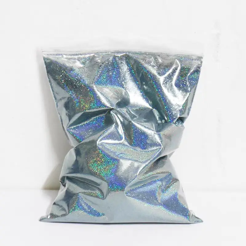 50g di grado cosmetico extra fine olografico poliestere glitter polvere viso trucco per unghie forniture promozionali per feste fai da te