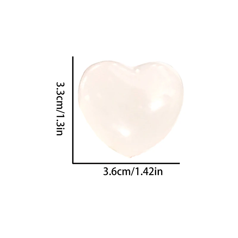 Heart Soft Squeeze Toy Color Changes With Exposed To Light Anti Stress Adult Toy Pinch TPR Soft Decompression Slow Rebound Toys