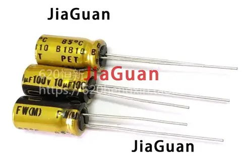 50pcs NEW NICHICON FW 10UF 100V 6.3X11MM 100V 10UF audio Electrolytic Capacitor 100V10uF filter amplifier 10UF/100V