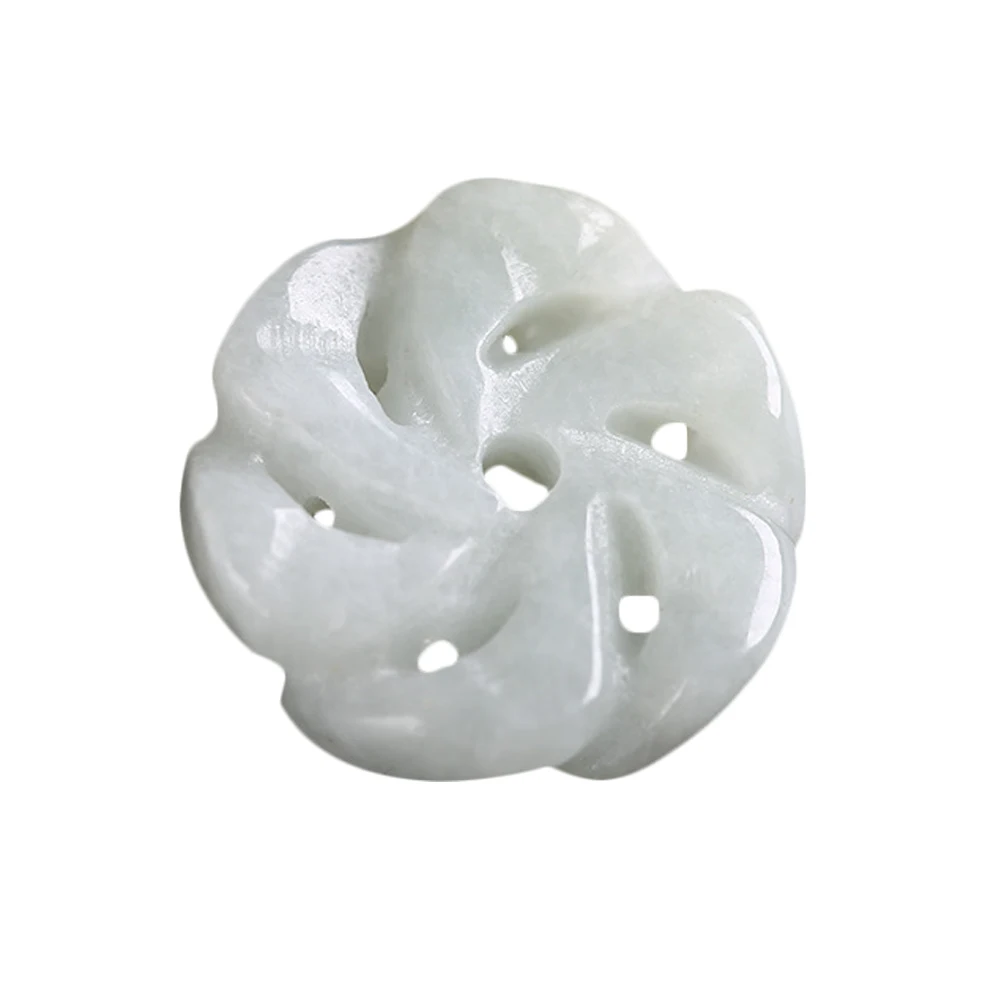 

1pc Jade Hollow Flower Slices Pendant DIY Necklace Bracelet Earrings Craft Supplies Jewelry Parts Charm Accessories
