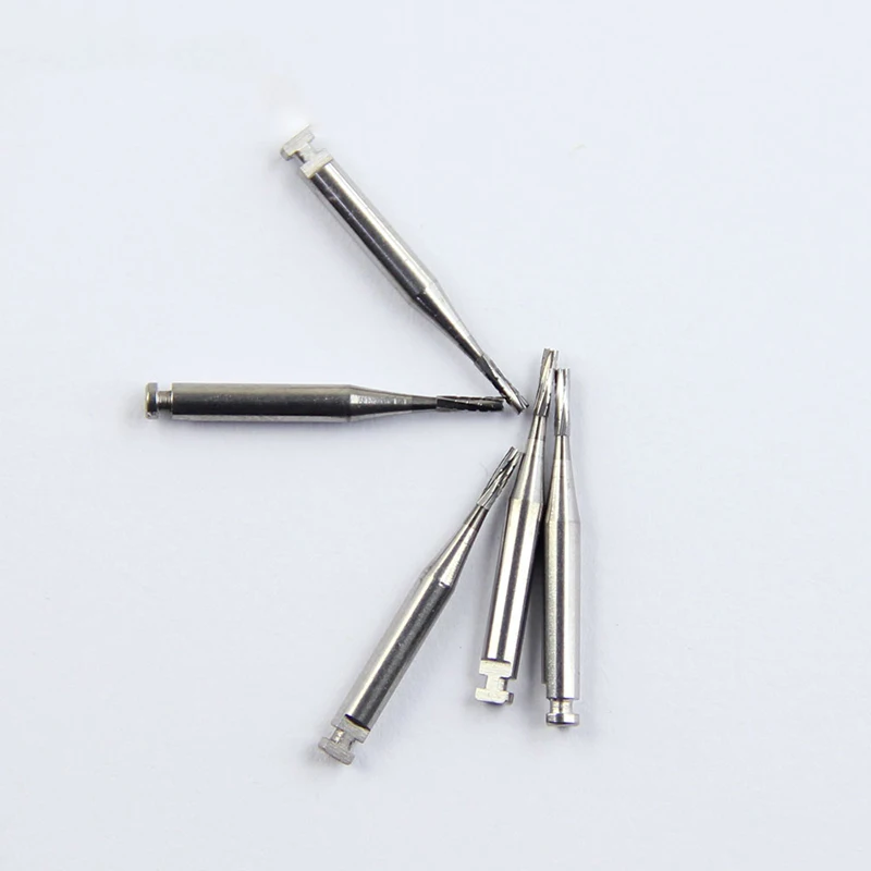 

5pcs Dental Tungsten Carbide Burs RA 557 Dentistry Grinding Drills Low Speed for 26mm RA CA Long Shank for Bending Handle Tools