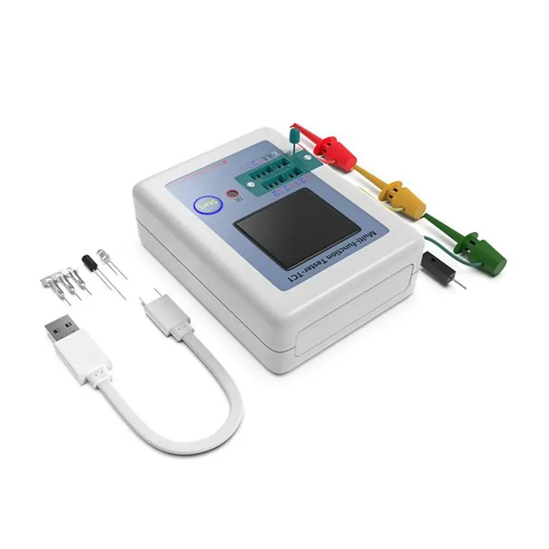 BHBD-LCR TC1 1.8 Inch Multifunctional TFT Transistor Tester LCD Display Multimeter Transistor Tester