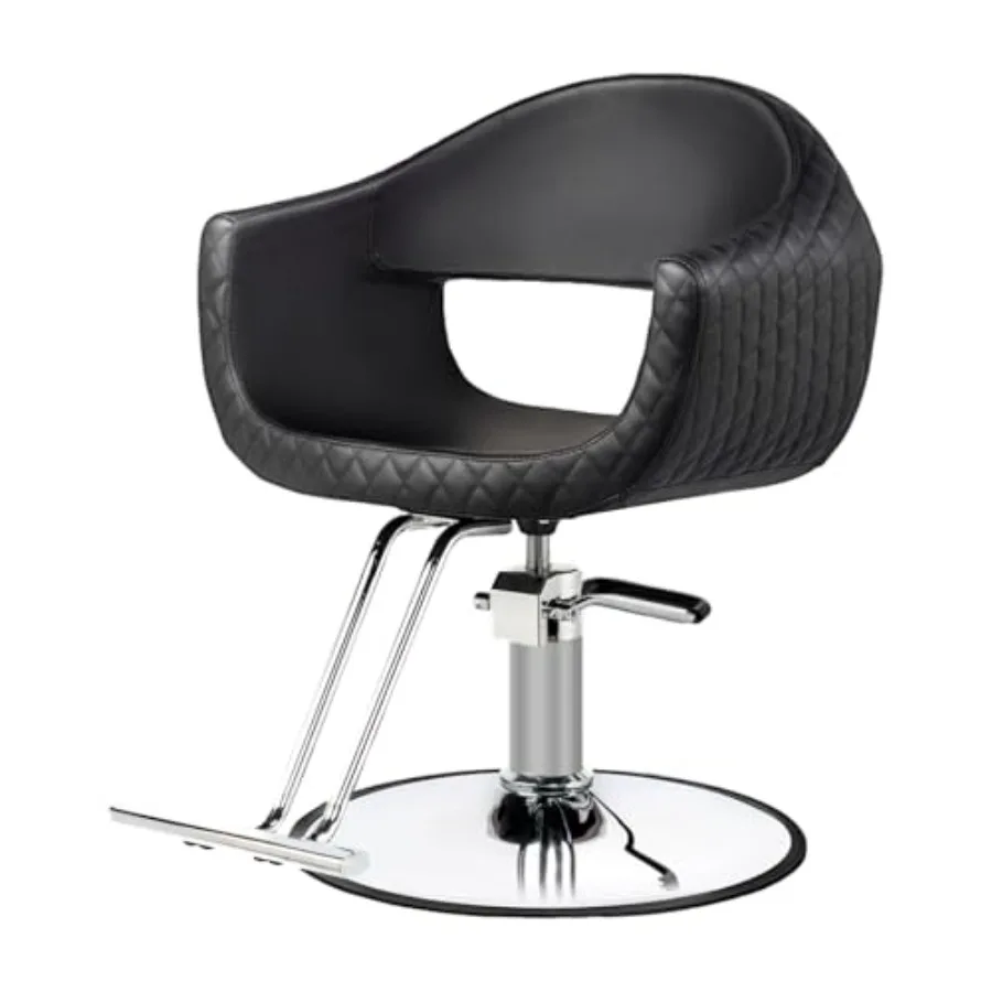 

Barber Chairs for Barbershop Styling Chair, Salon Chair for Hair Stylist, Heavy Duty Hydraulic Pump, 360 Swivel with Footrest,