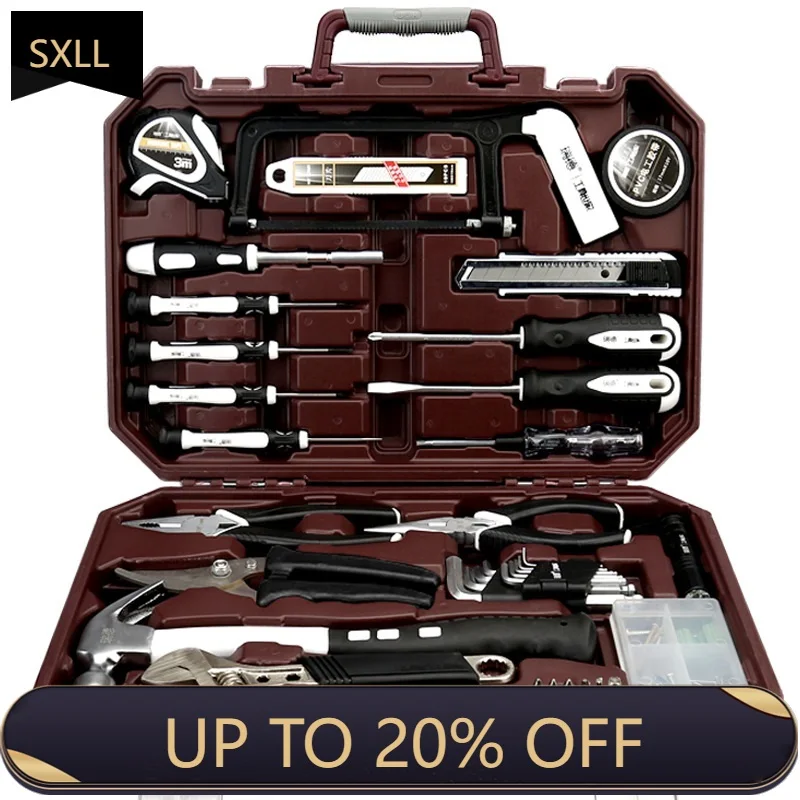 

SXLL Complete Household Manual Combined Maintenance Tool Set 105 Pieces Automotive Repair Hardware OEM Customizable