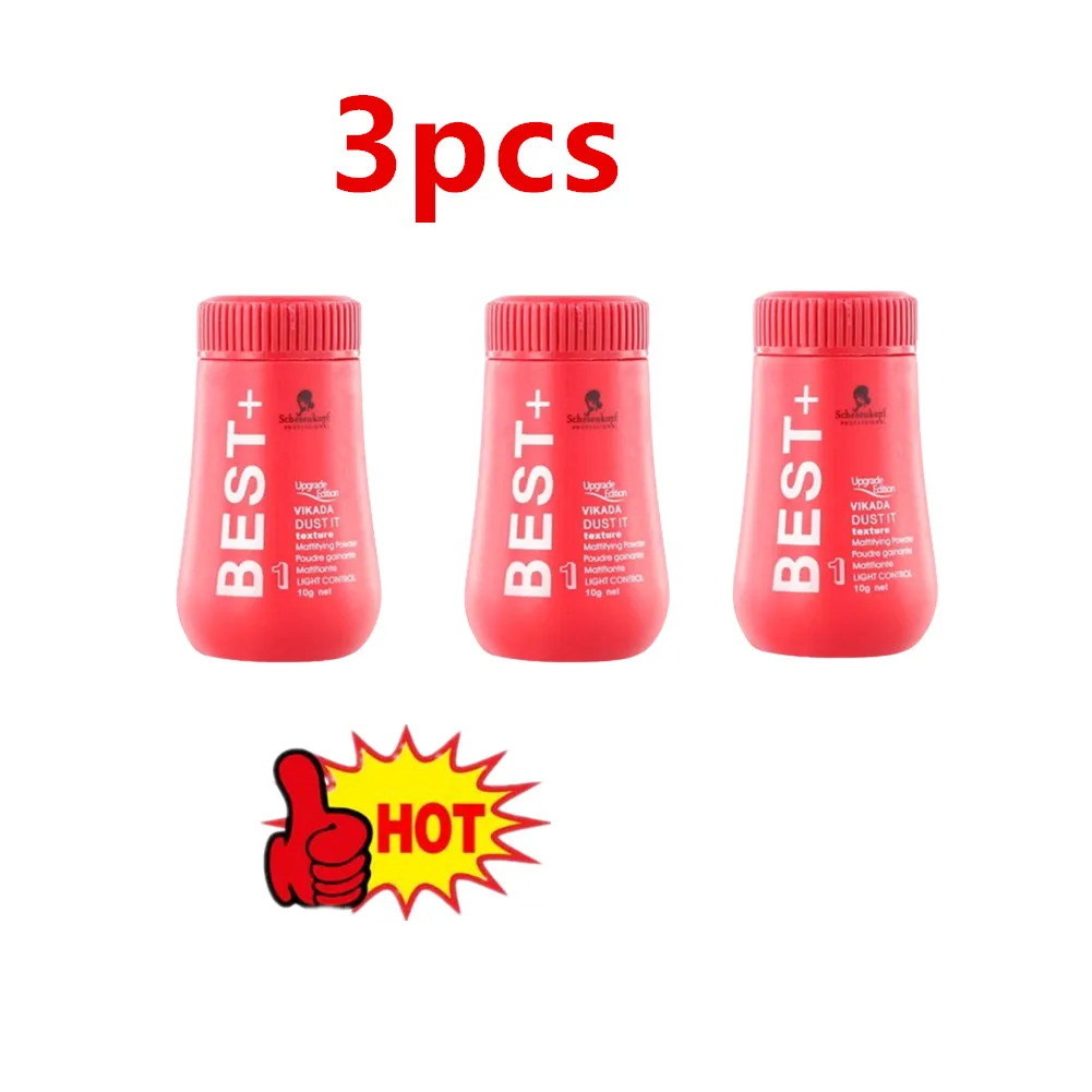 3 uds polvo para el cabello esponjoso aumentar el volumen del cabello polvo matificante/finaliza el diseño del cabello Gel de estilismo polvo para el cabello champú Unisex