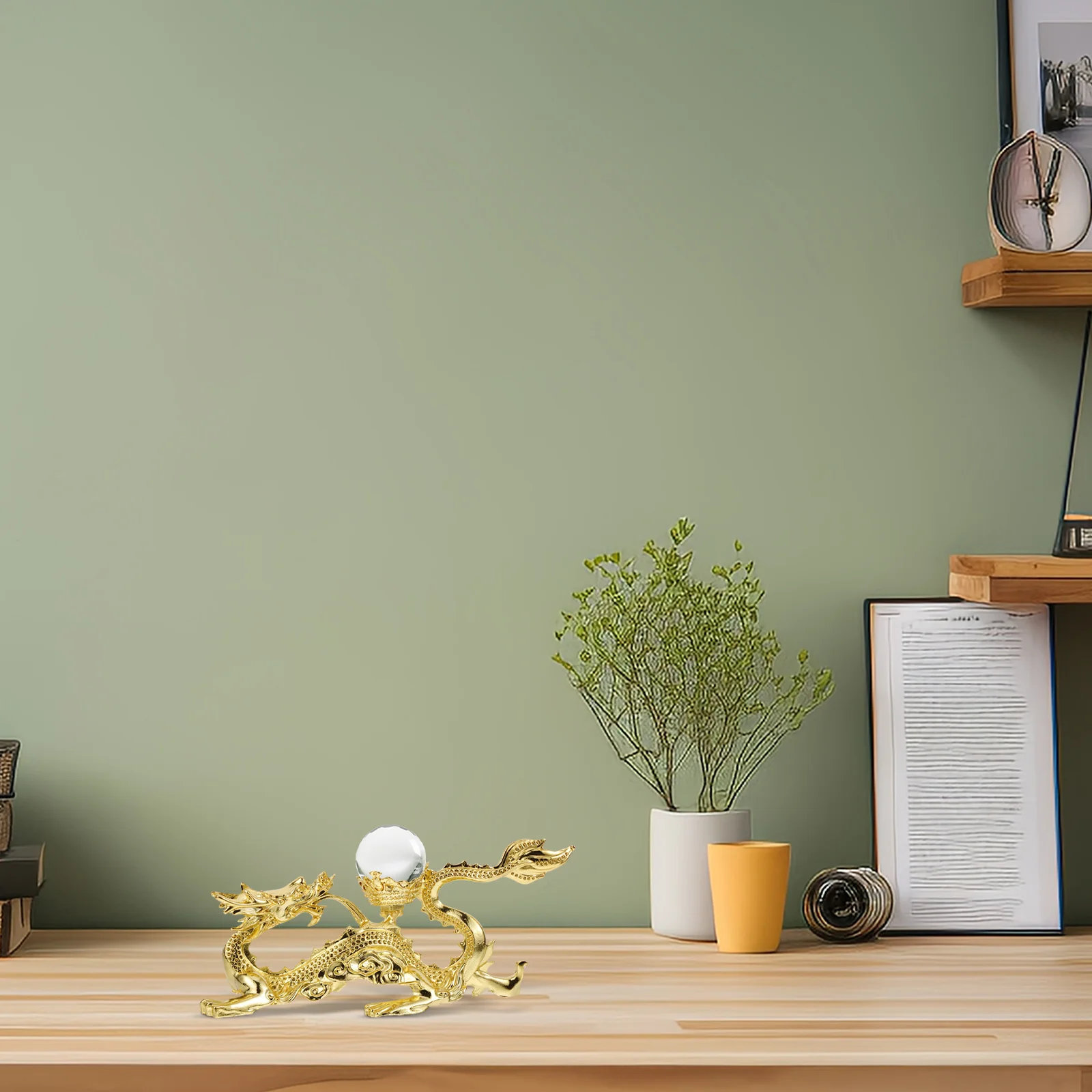 

Metal Crystal Sphere Holder Dragon Crafted Ball Base for Home Decor Elegant Desktop Decoration Lucky Prosperity Gift Display