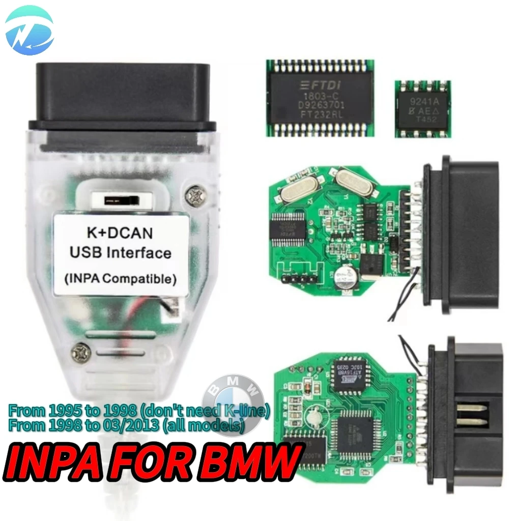 INPA لسيارات BMW K+CAN FT232RL