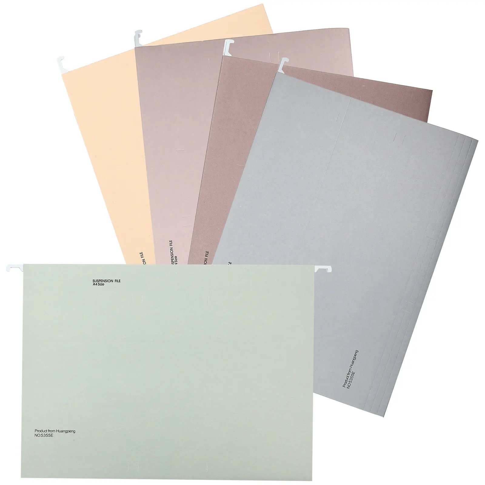 

5Pcs Office Hanging File Folders Portable Document Containers Receipt Organizer Multi Tier File Holder Home School Use