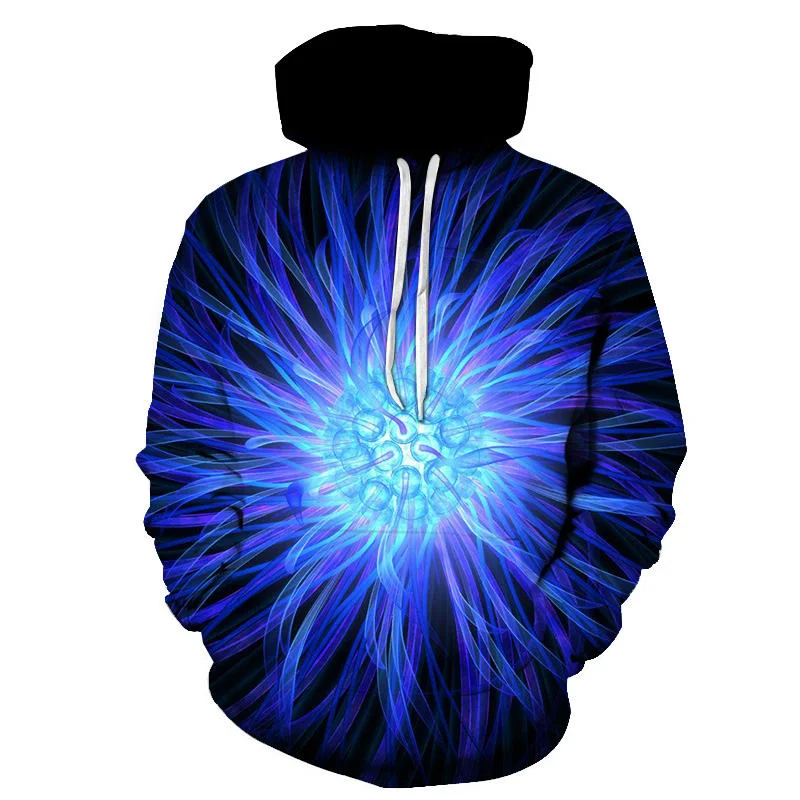 2021New Trendy Brand Hooded Luminous ball Boys Fall Baseball Clothing Trend Fall Winter Men's Jacket Lovers Hoodie men clothing