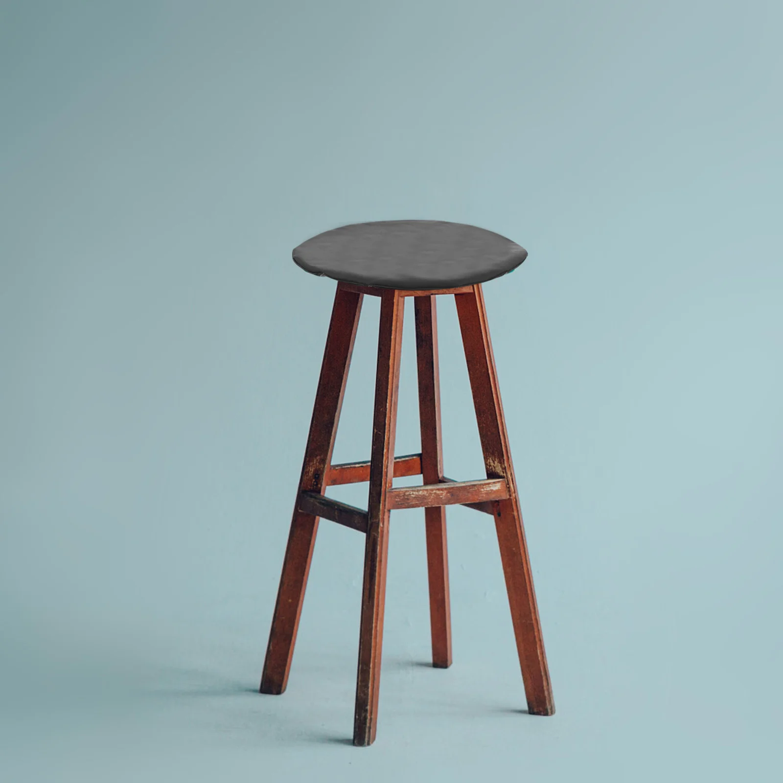 

Round Stool Cover Heavy Duty Scratch Resistant Easy Most Single Chair Cushion Bar Stool Seat Replacement