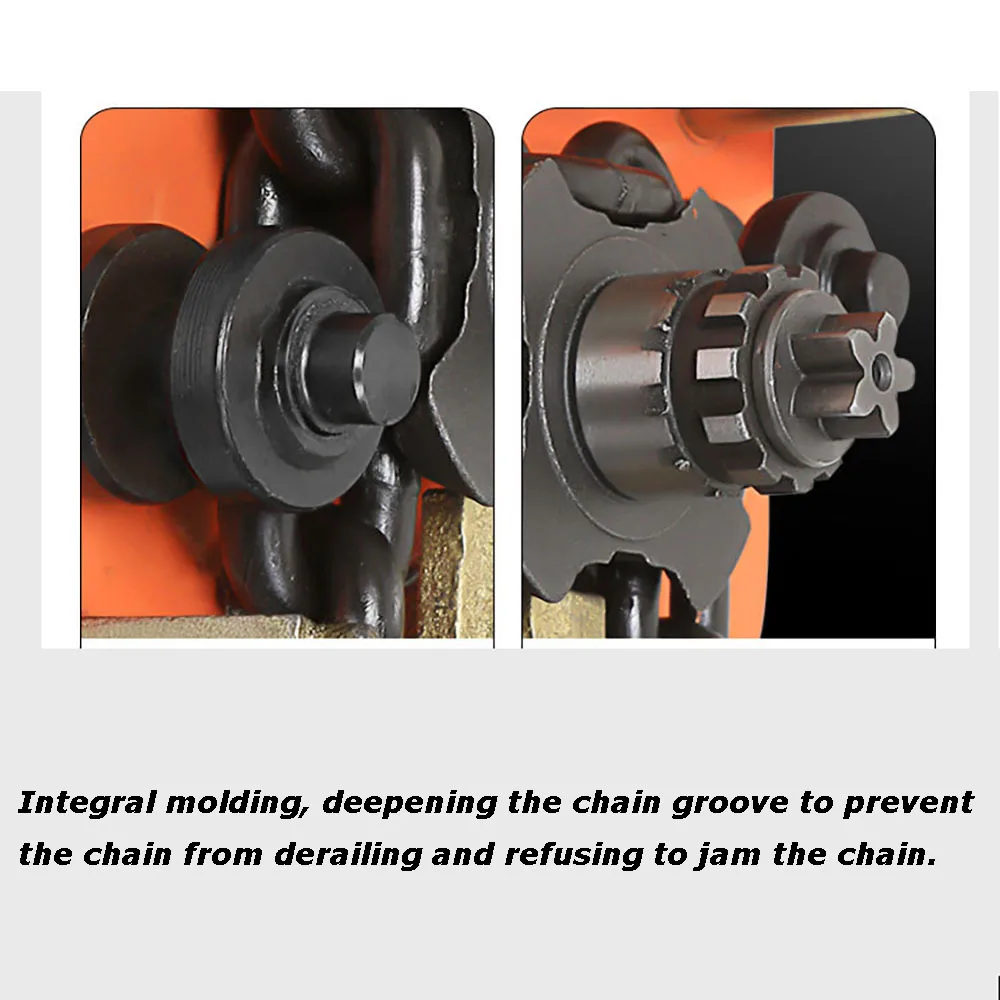 Manual Triangular Manganese Steel Lever Power Chain Hoist Hand-cranked Equipment Argani Portable Small Chain Hoist Lifting