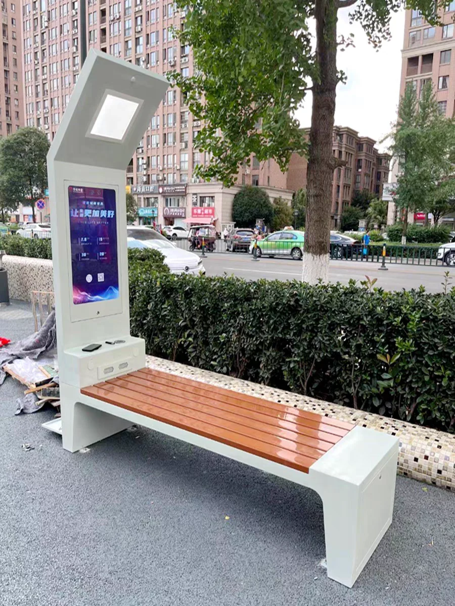 Smart Designer Bench For Parks And Gardens Outdoor Amusement Equipment Public Garden Chair