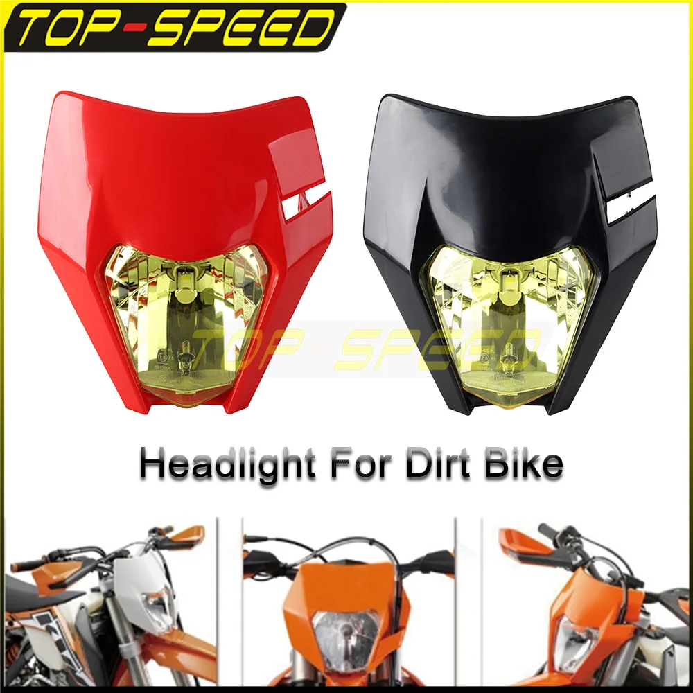 

Headlight PlateDual Sport Motorcycle LED Headlamp For 690 SMC R 250 300 EXC XC-W Factory Edition TPI SIX DAYS EU US 2011-2021