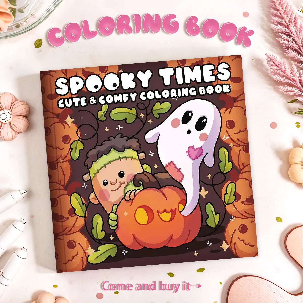 꿈꾸는 성인 색칠하기 책, 할로윈 공포 장면, 대담한 창의성, 휴식 및 스트레스 해소, 할로윈, 크리스마스, 개학, 가을 장식 선물, 미술 및 공예품을 위한 디지털 페인팅에 적합