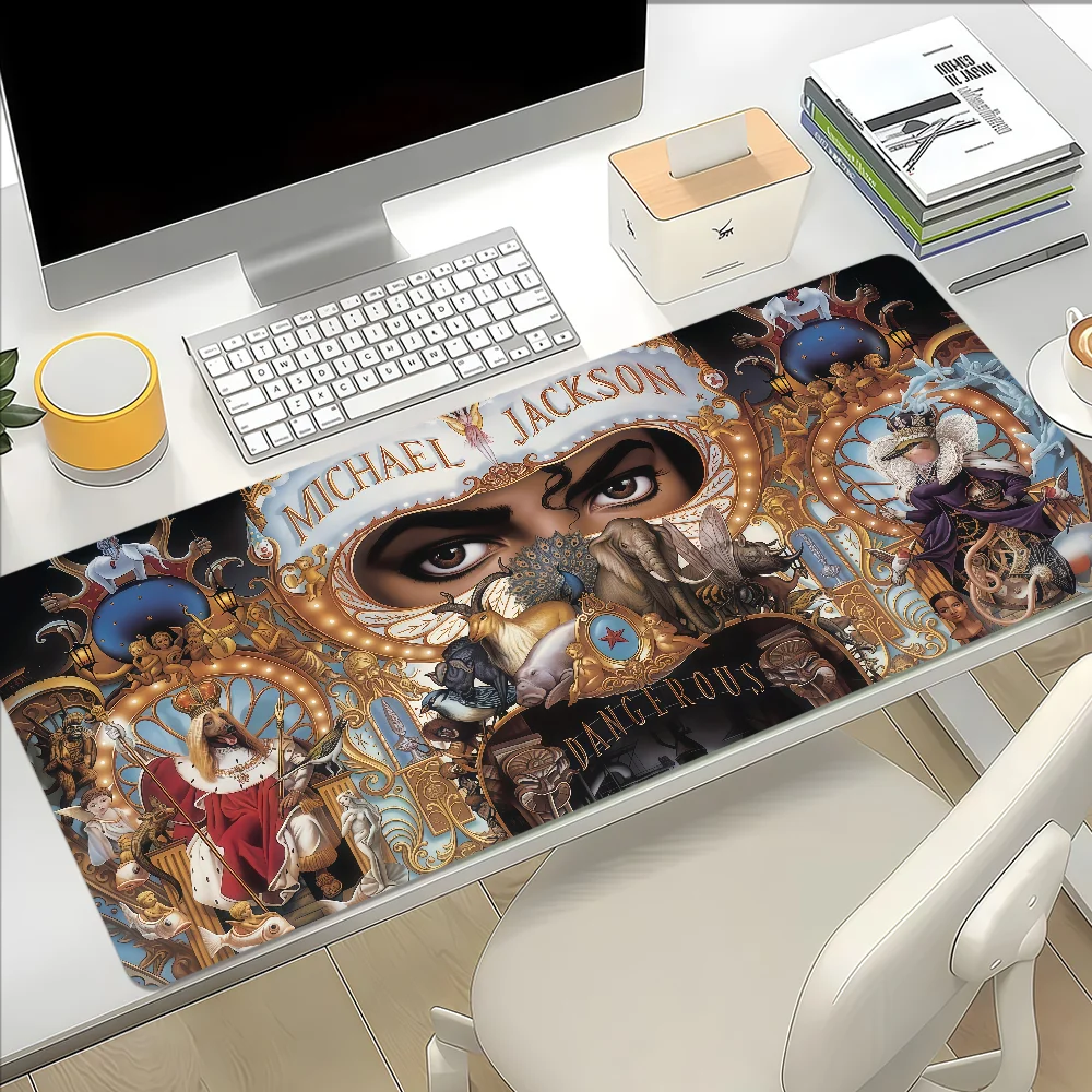 

2026 Cool J-Jackson M-Michael cc Mouse Pad Non-slip Thickened MousePad Large Writing Lockedge Office Student Gaming Cushion