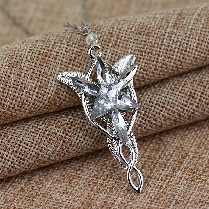 Movie surrounding Fairy Princess Grey Twilight Star pendant necklace, ideal gift for friends, graduation gift, Mother's Day gift