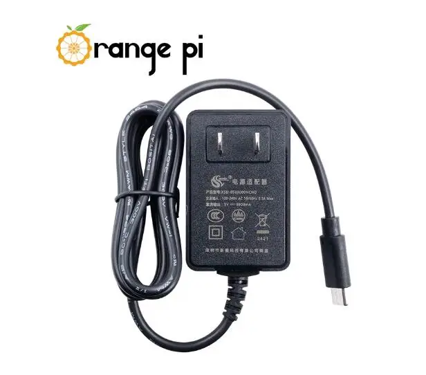 Orange Pai Type-C 5V3A standard power supply can be used for C-port charging port development board power adapter