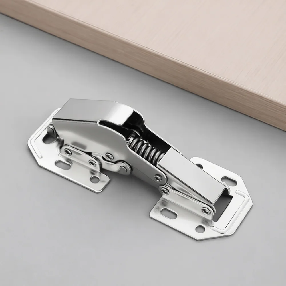 Premium Cabinet Hinge Stainless Steel Frog Shape Hydraulic Buffer Furniture Hardware For Cupboard Wardrobe Door Fixation Part