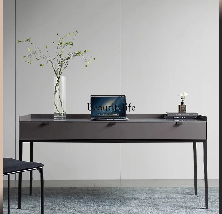 Desk desk writing desk computer Italian minimalist home