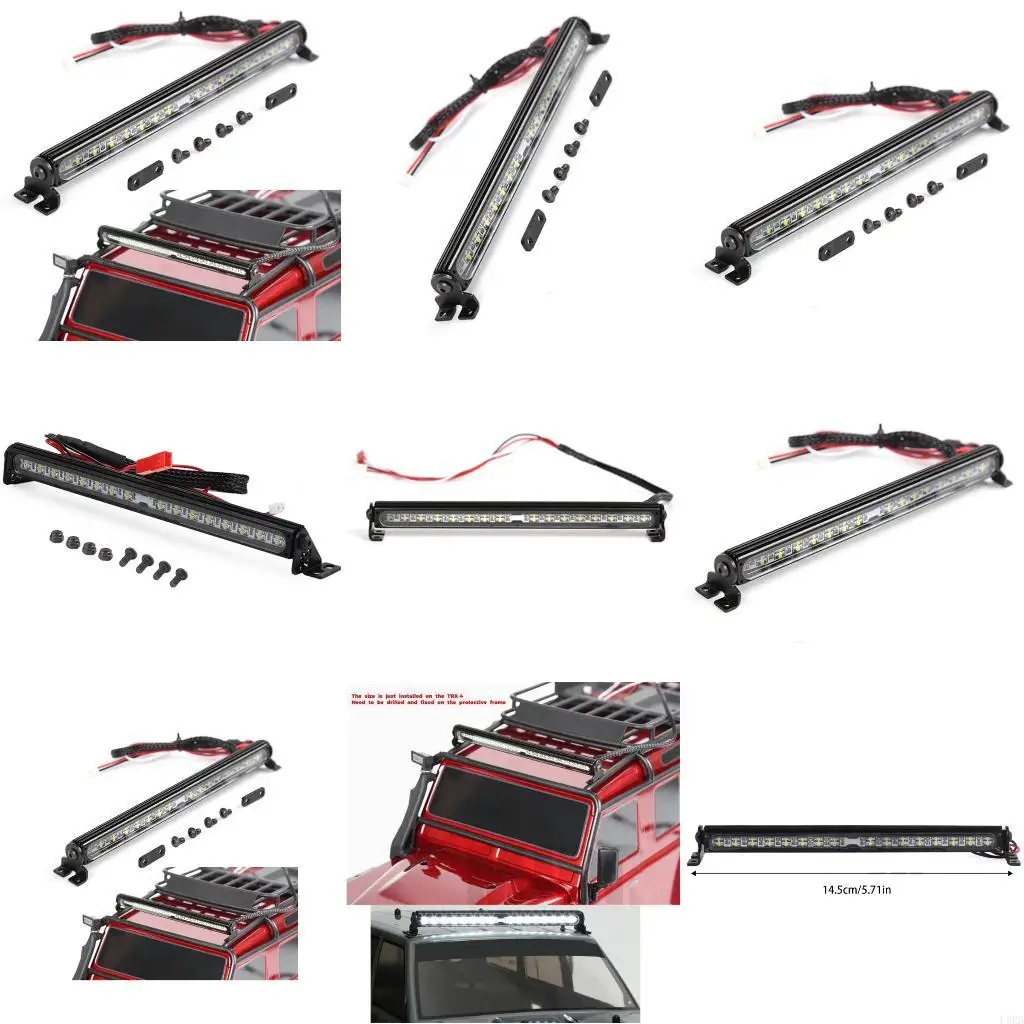 

High Bright 32 LED Roof Light Roof Lamp For 1/10 Scale Remote Control Crawlers Car Model Modification Part Upgrade L8RB