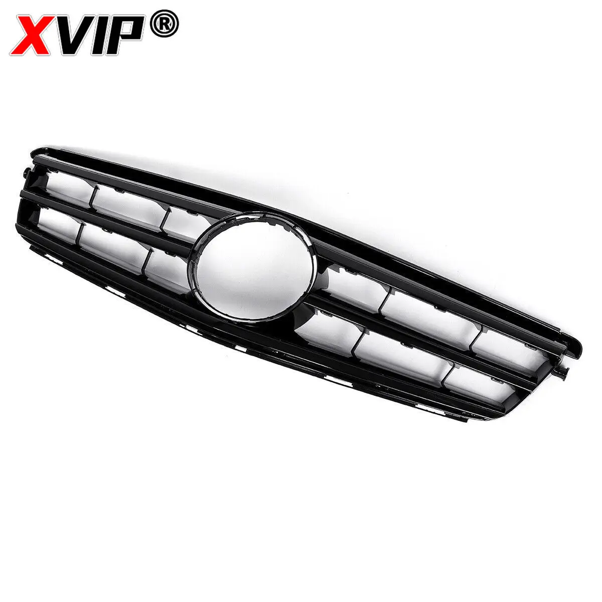 XVIP For Mercedes W204 Grille Benz C-Class C204 S204 2007-2014 C180 C200 C250 C300 C350 Diamond AMG GT Style Front Bumper Grille