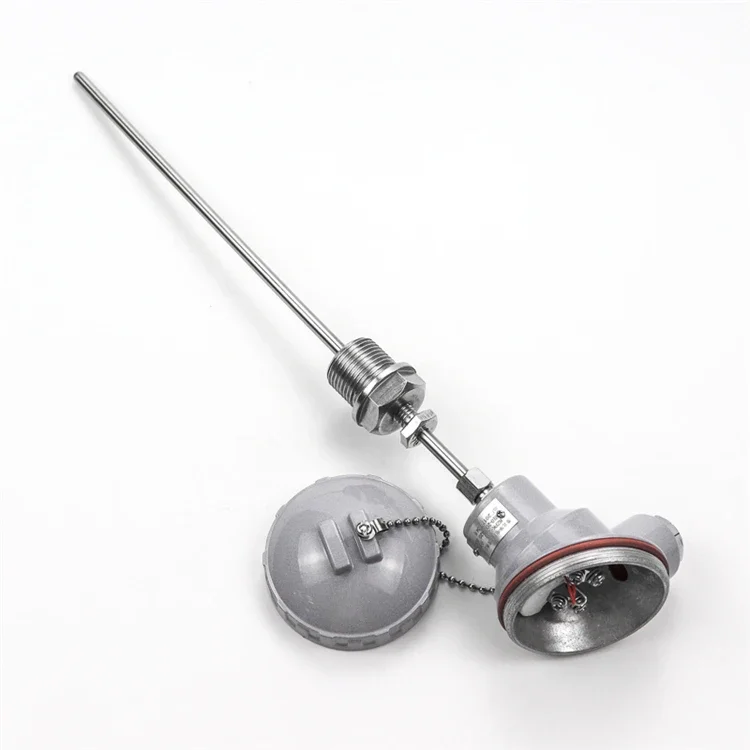 Termômetro PT100 420mA montado na cabeça 4 sensor de temperatura 20ma