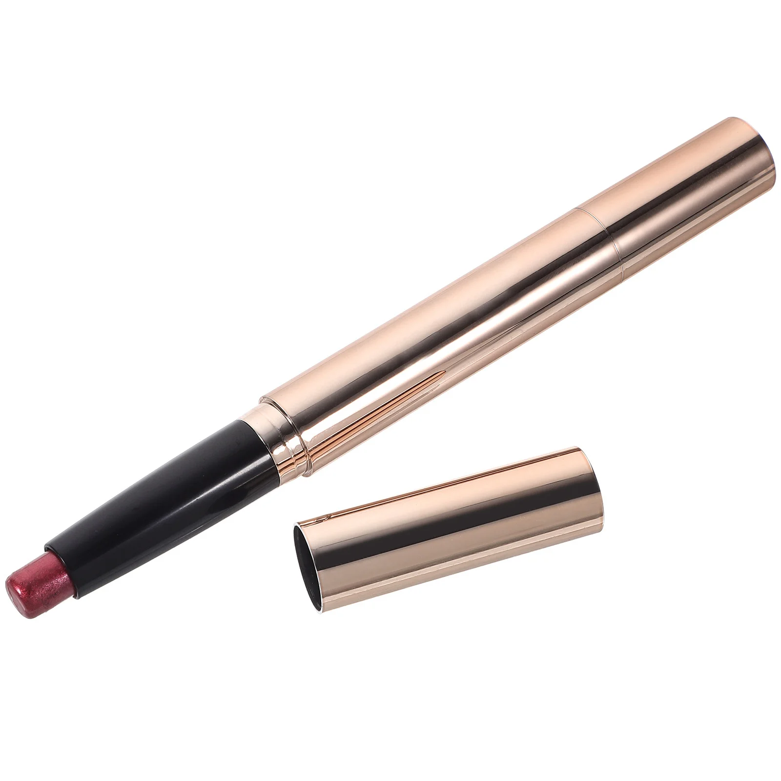 Lápis de sombra com glitter com design de ponta dupla para aplicação rápida e fácil, aparência dimensional duradoura para mulheres e