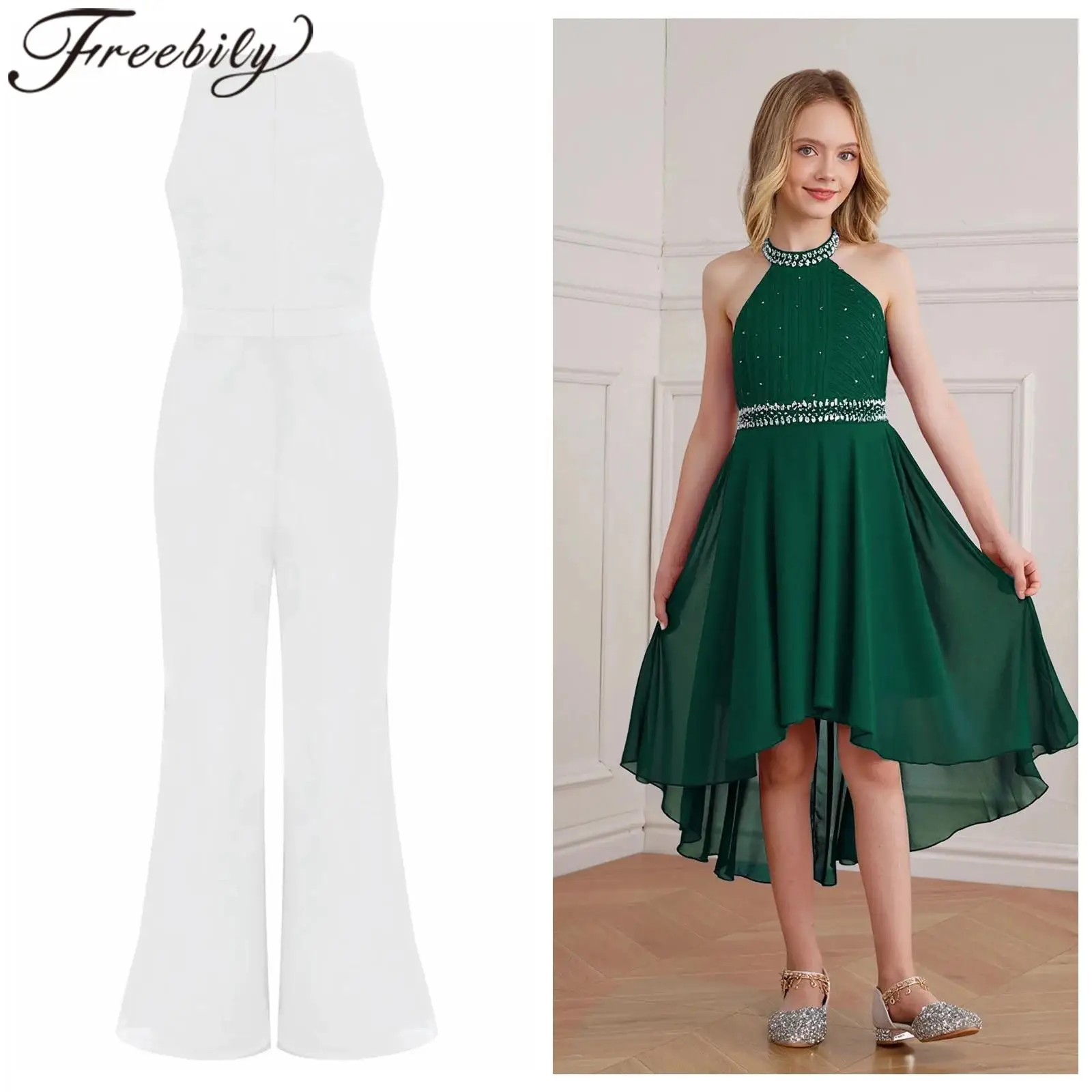 

Girls Lyrical Modern Dance Dress Kids Ballroom Line Dance Costume Birthday Party Dress for Carnival Princess Gown Dancewear