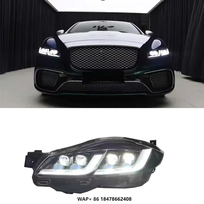 For Ultra-Bright LED Car Headlights for 2010-2019 for  XJ Upgrade Four-Eye Headlights
