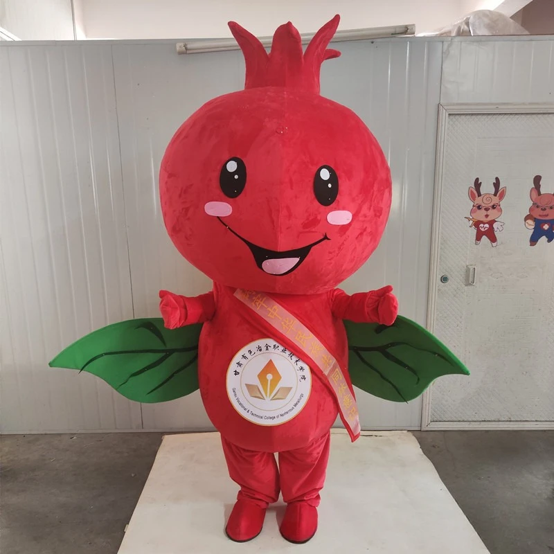 Pomegranate Cartoon Doll Costume Fruit Performance Prop Costume