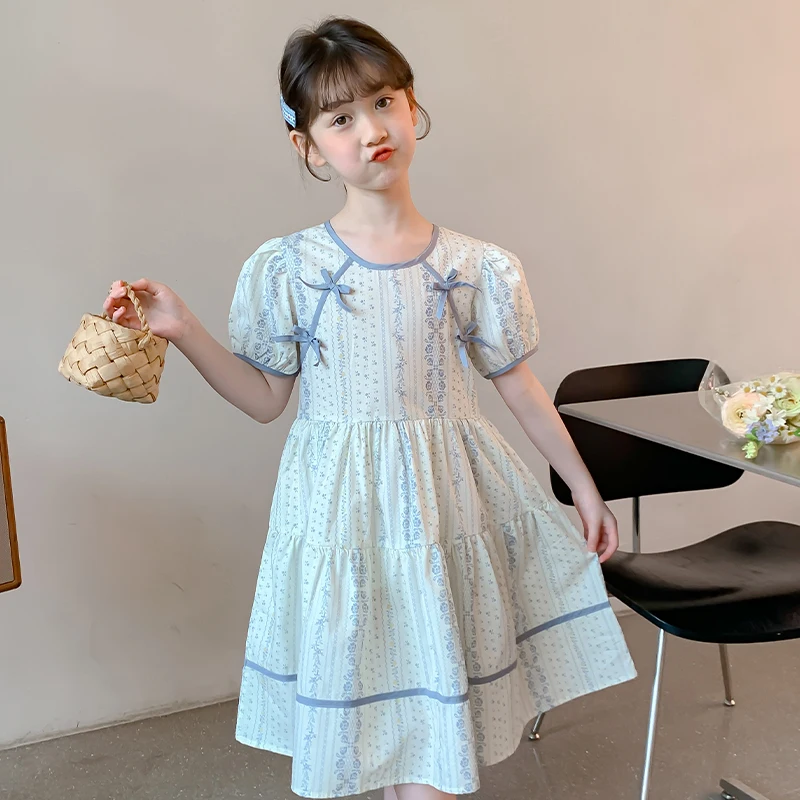 

2025 All-Season Flower Leisure Set, Breathable and Lightweight Dress for Children's Clothing