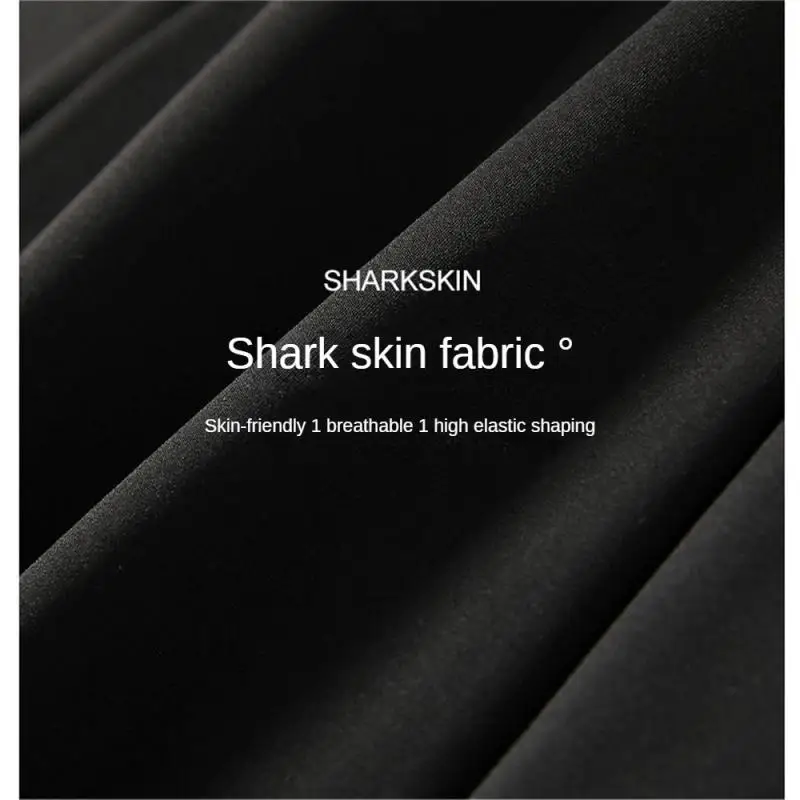 2024 Hot Thin Shark Skin Leggings for Women 3 Points High Waist Belly Holding Tight Stretch Shorts Cycling Pants Yoga set