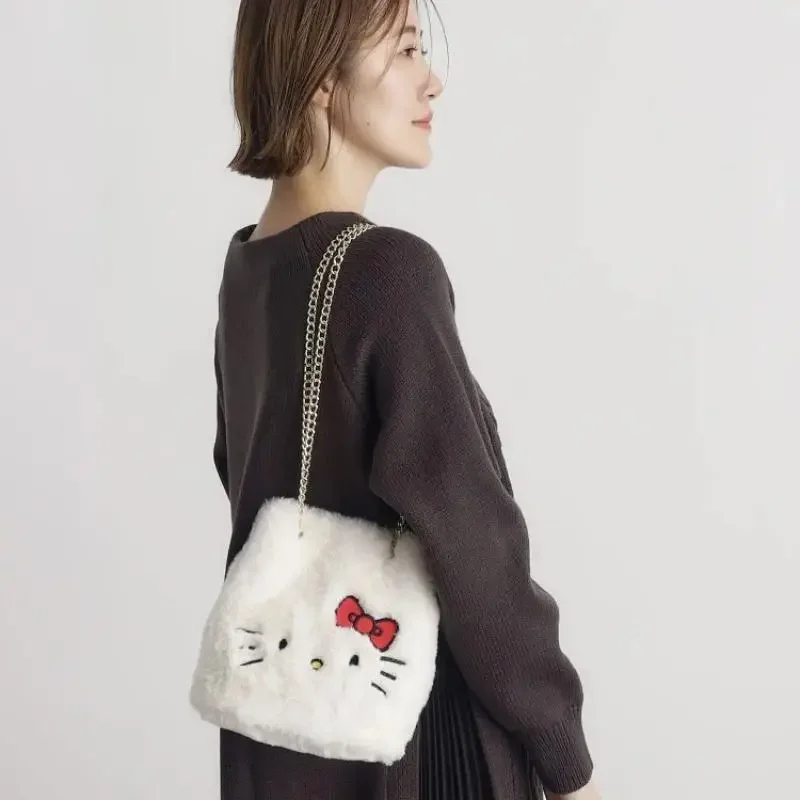 

Hellokittys Sanrios Handbag Girl Hello Kittys New Spring Autumn Crossbody Bag Cute Anime Figure Shoulder Bag Kawaii Cartoon