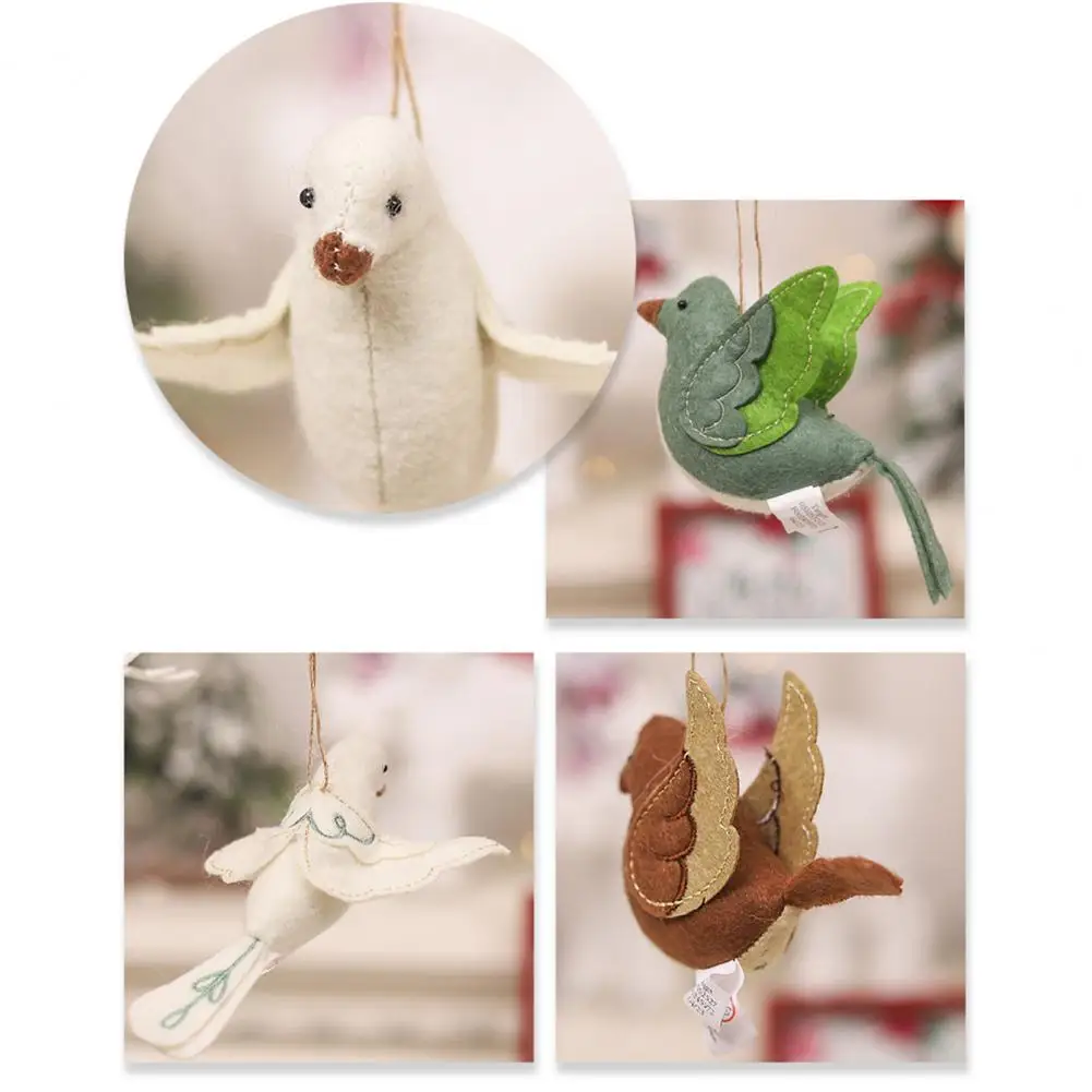 Pendant Necklace Bird Pendant Necklace Hanging Decoration Cartoon Cloth Art Bird Pendant for Camera Props Scenes Cute Decorative