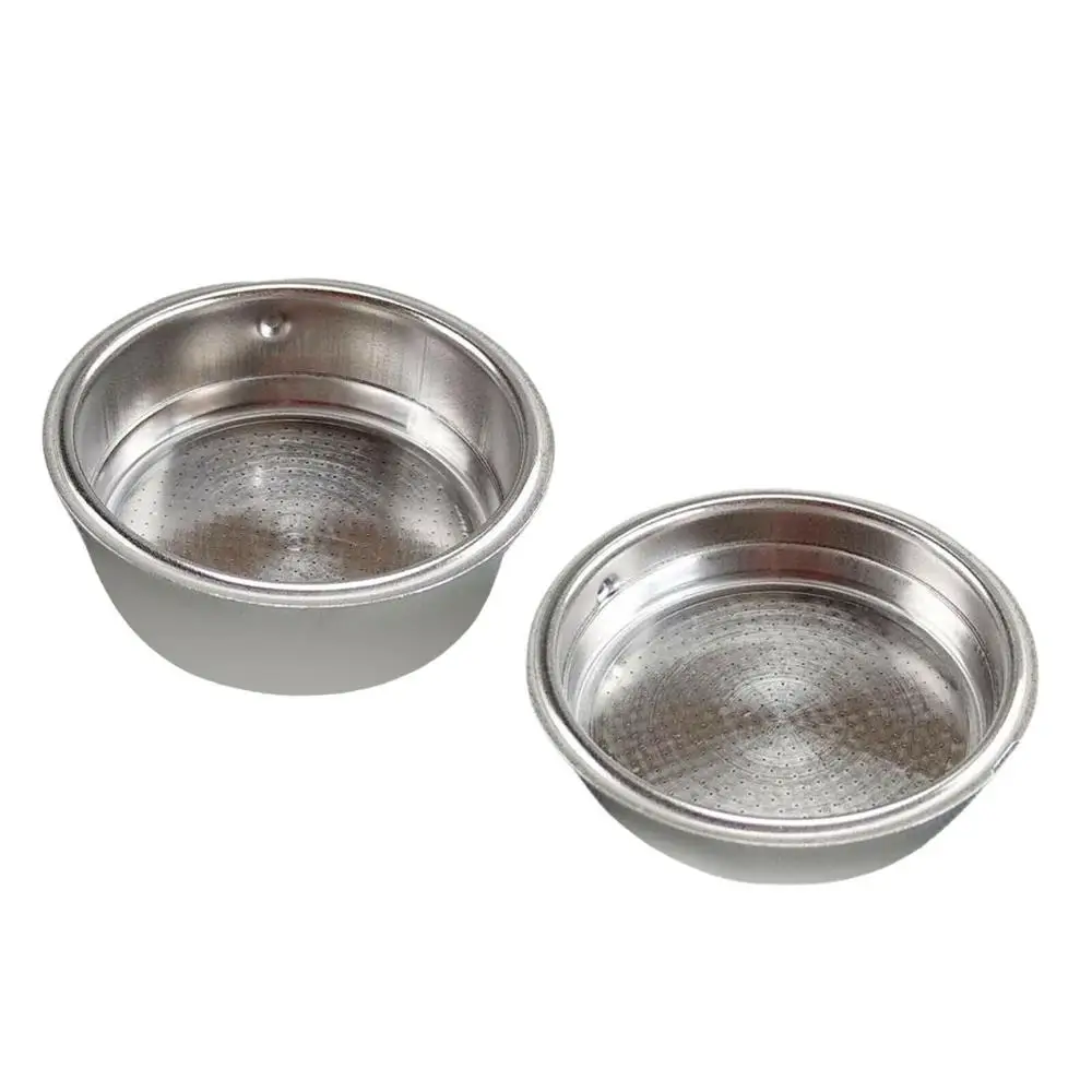 Stainless Steel Double Layer Powder Basket Coffee Machine Accessories Coffee Filter Basket Coffee Filter Bowl For 51mm