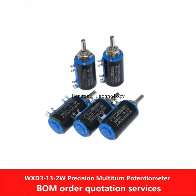 WXD3-13-2W Precision Multi-turn Potentiometer 680R 1K 2.2K 3.3K 4.7K 10K 22K 33K 47K 100K