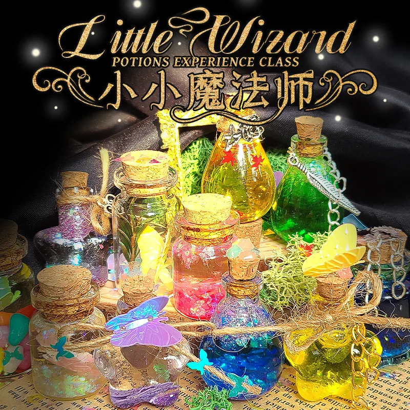 

Children's DIY Potion Bottle Toy Set Little Magician Potion Magic Potion Bottle Magic Trainee Kids's Toys Gift Creative Ornament