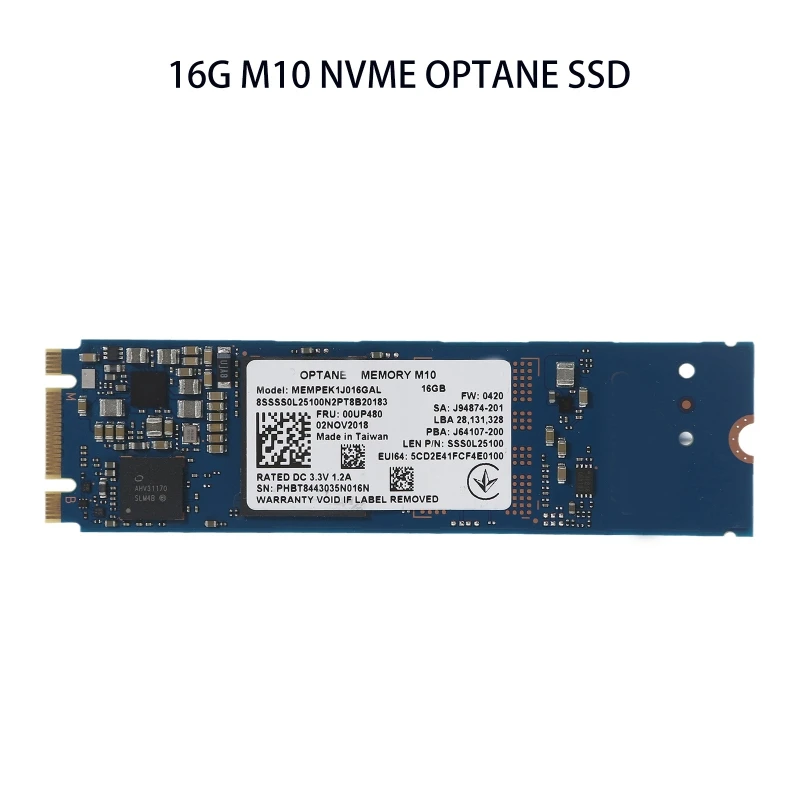 M10 16G for M.2 SSD Solid State Drive Internal Hard Drive Notebook Desktop Accelerated Cache Disk for Intel Optane Dropship