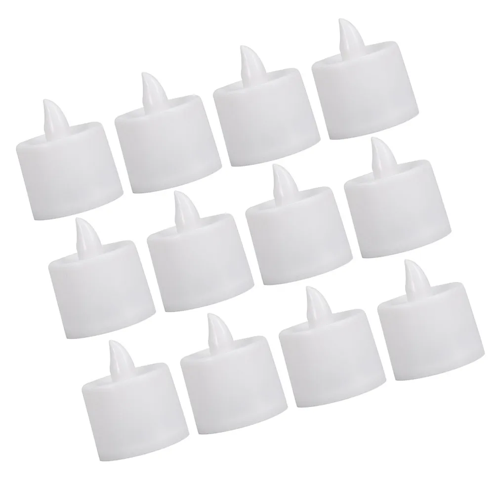 12Pcs Flameless LED Lamp Electronic Lights for Party Wedding Decoration Romantic Ambience Night Lamp Fine