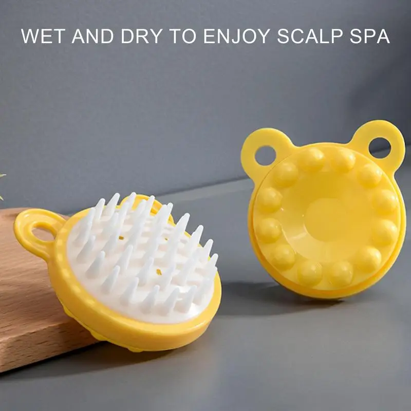 Scalp Scrubber Shampoo Brush Massager Clean Scalp Comb Hair Washing Brush Scalp Exfoliator Brush Head Scrubber Tools