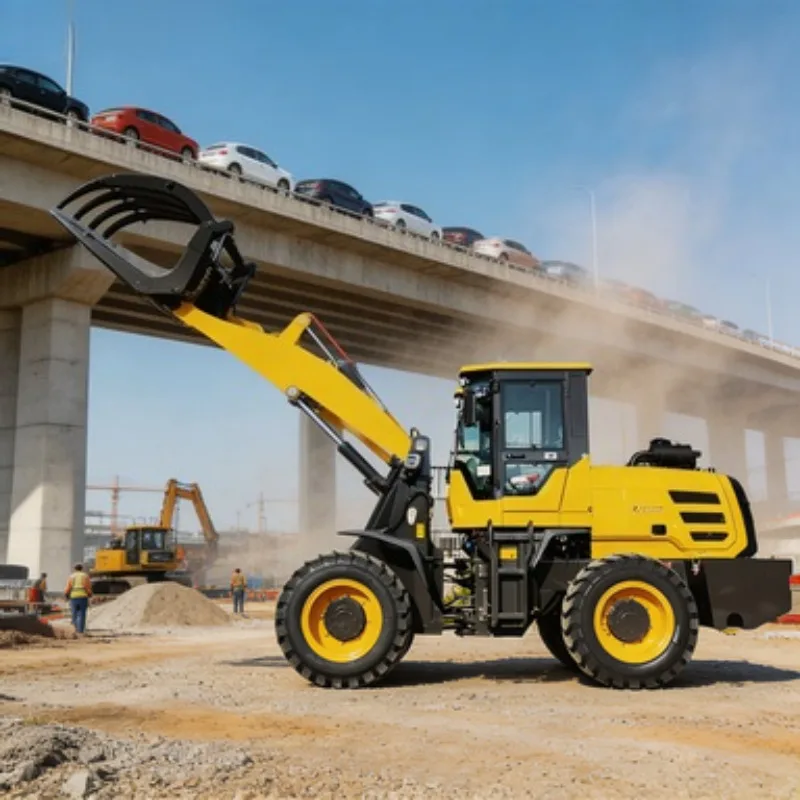 2.0m³ Bucket Front Loader Machine Wheel Loader 4.5 Ton for Infrastructure Material Handling Project Work Use Area Site