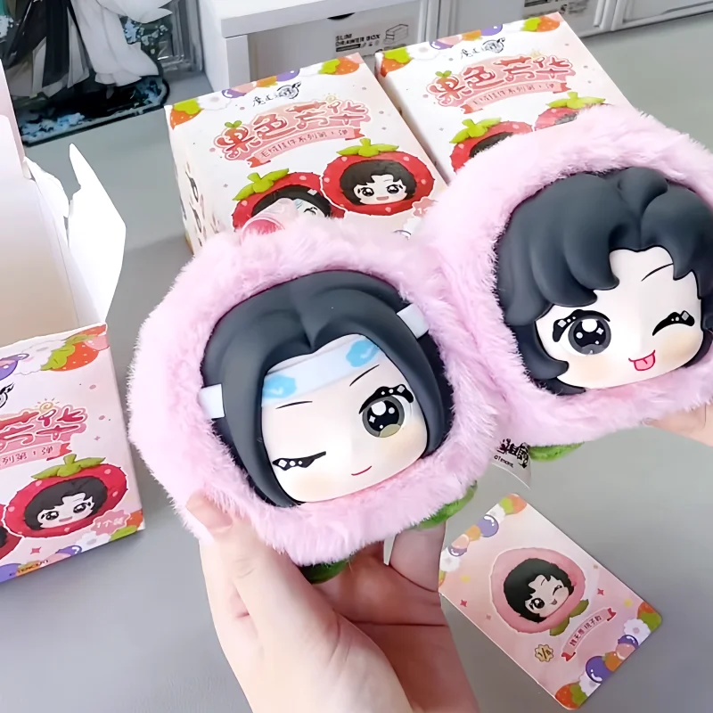 

New Original Mo Dao Zu Shi Fruit Series Vinyl Doll Pendant Blind Box Wei Wuxian Lan Wangji Cute Collectible Mdzs Figures Toys